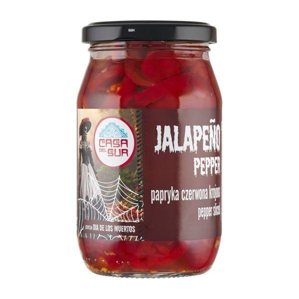 Papryka Jalapeno czerwona krojona 340g Casa del Sur !!! USZKODZONY Casa del Sur