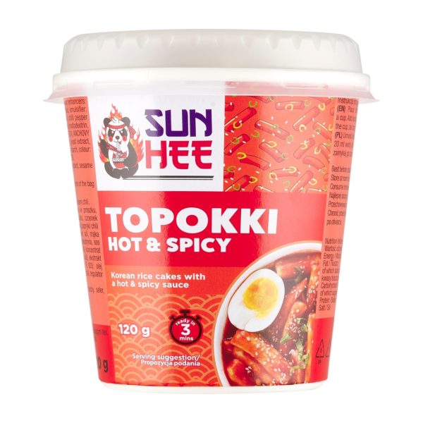 Danie instant Topokki hot & spicy Sum Hee Sun Hee