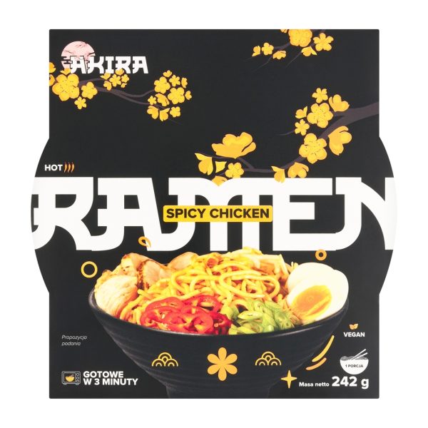 Zupa instant Ramen Bowl Chicken Fire 242g Akira